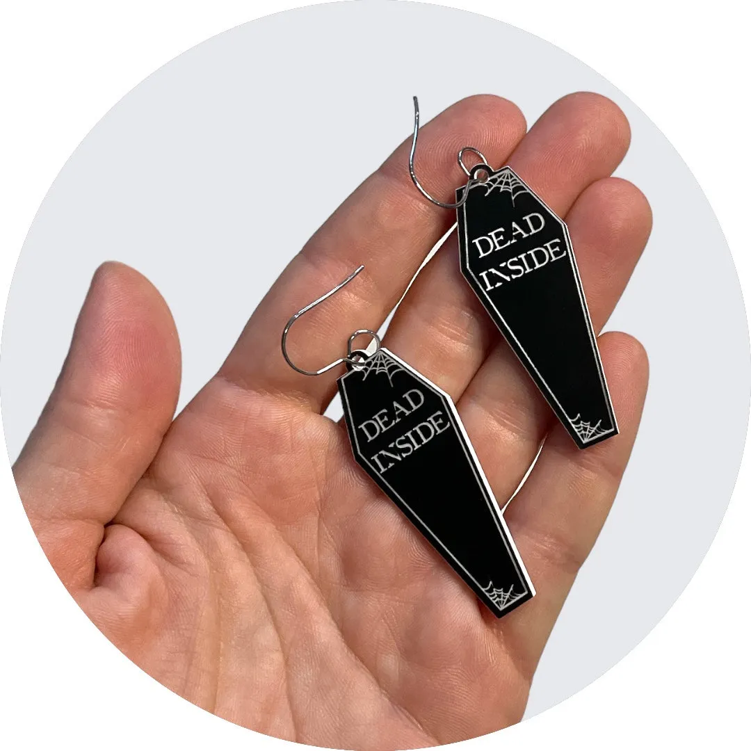 B-Grade Dead Single Inside Earrings