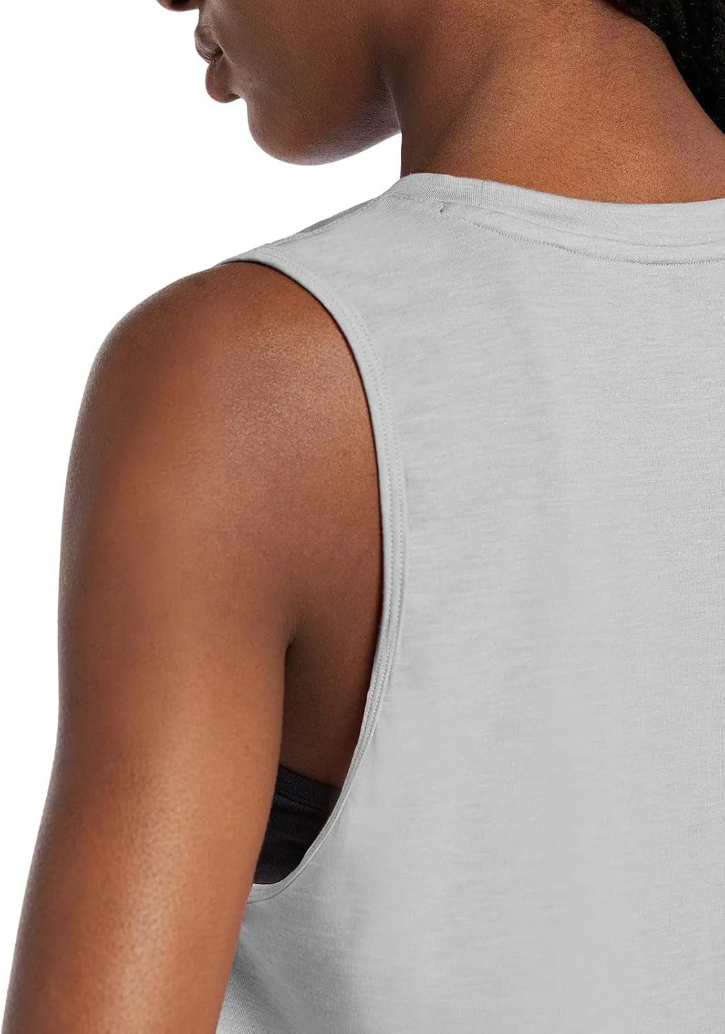 baleaf Workout Tops for Women Crop Tank Top Quick Dry Athletic Gym Exercise Sleeveless Shirts Muscle Yoga Loose Fit
