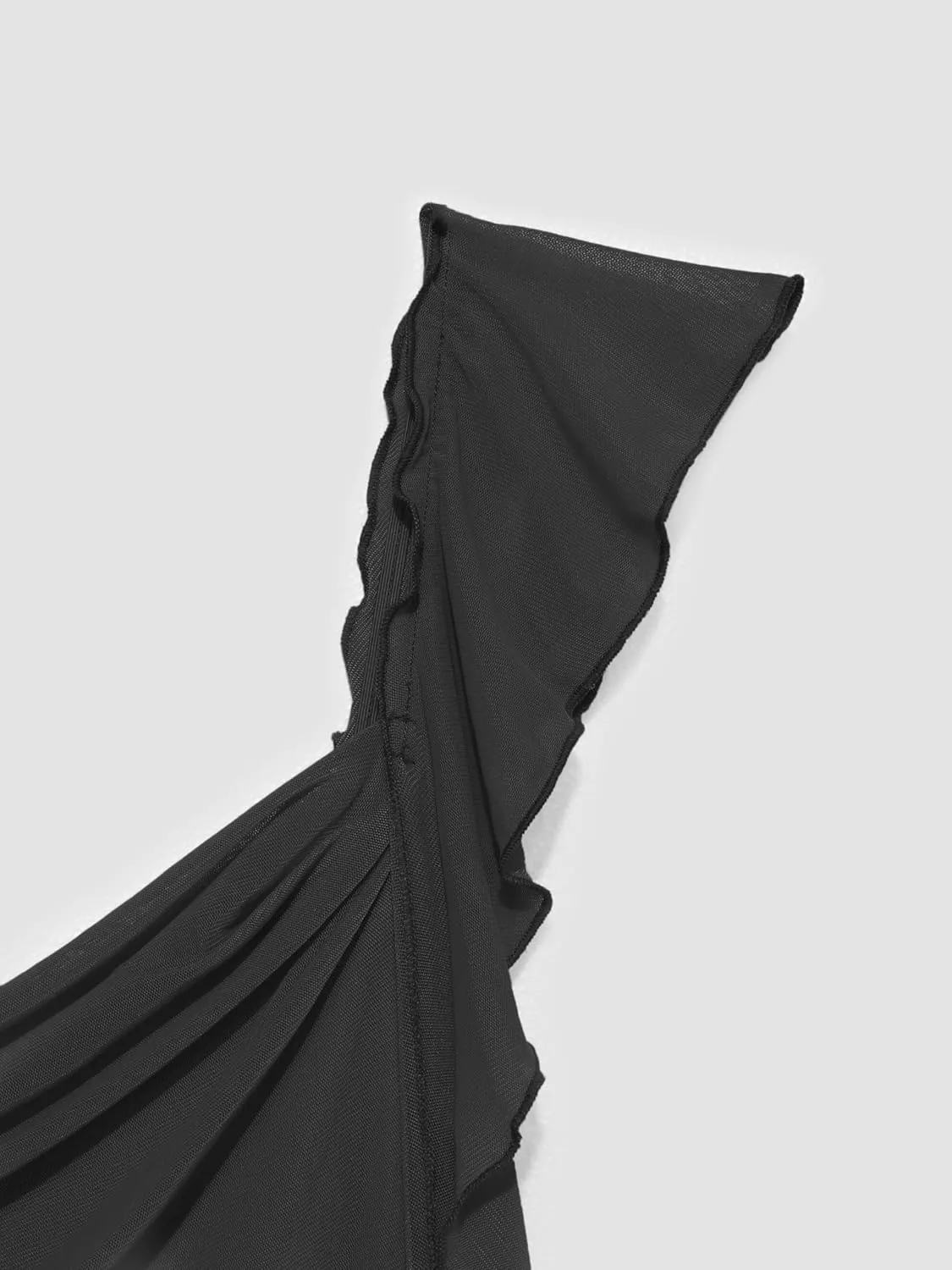 CIDER Formal Dresses for Women Wedding Guest Dresses Summer Maxi Dress Sleeveless Mesh Ruffle Cocktail Bodycon Dresses 2025