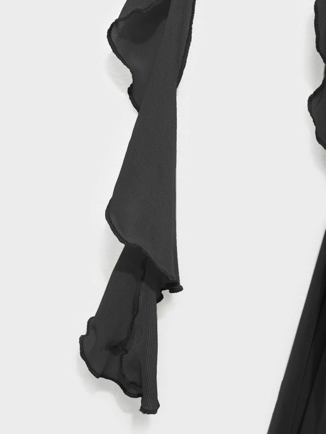 CIDER Formal Dresses for Women Wedding Guest Dresses Summer Maxi Dress Sleeveless Mesh Ruffle Cocktail Bodycon Dresses 2025