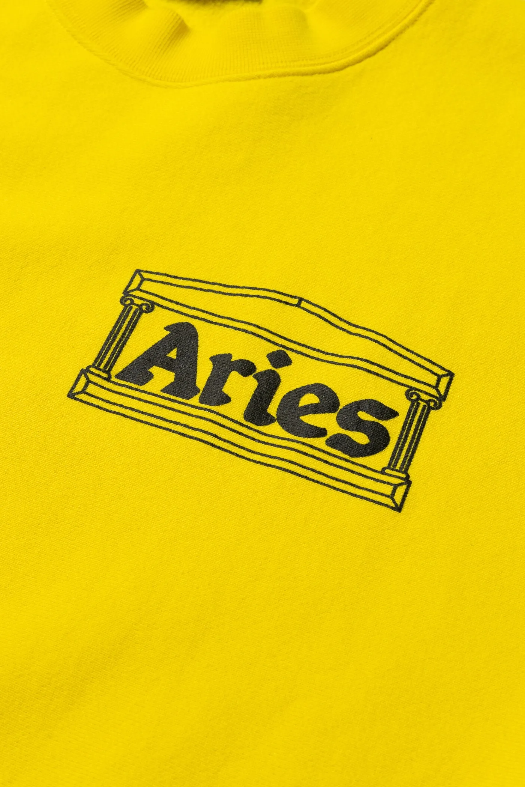 CLASSIC TEMPLE SWEATSHIRT / ARIES  YELLOW