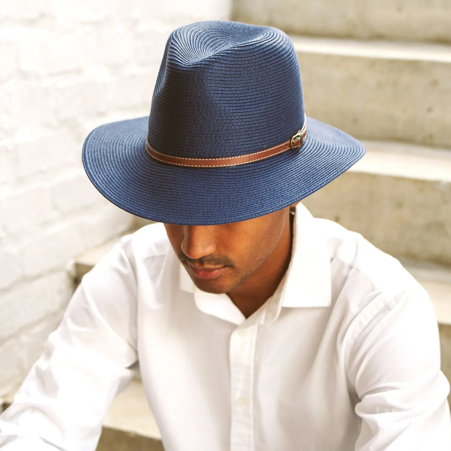Cooper Fedora Sun Hat Navy