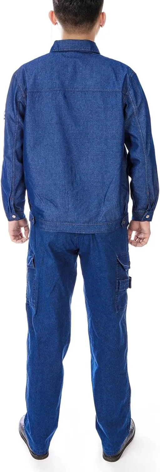 Cowboy Pants Men Ripstop Joggers Baggy Wide Leg Trousers Riding Moisture Wicking Pants Hiking Outdoor