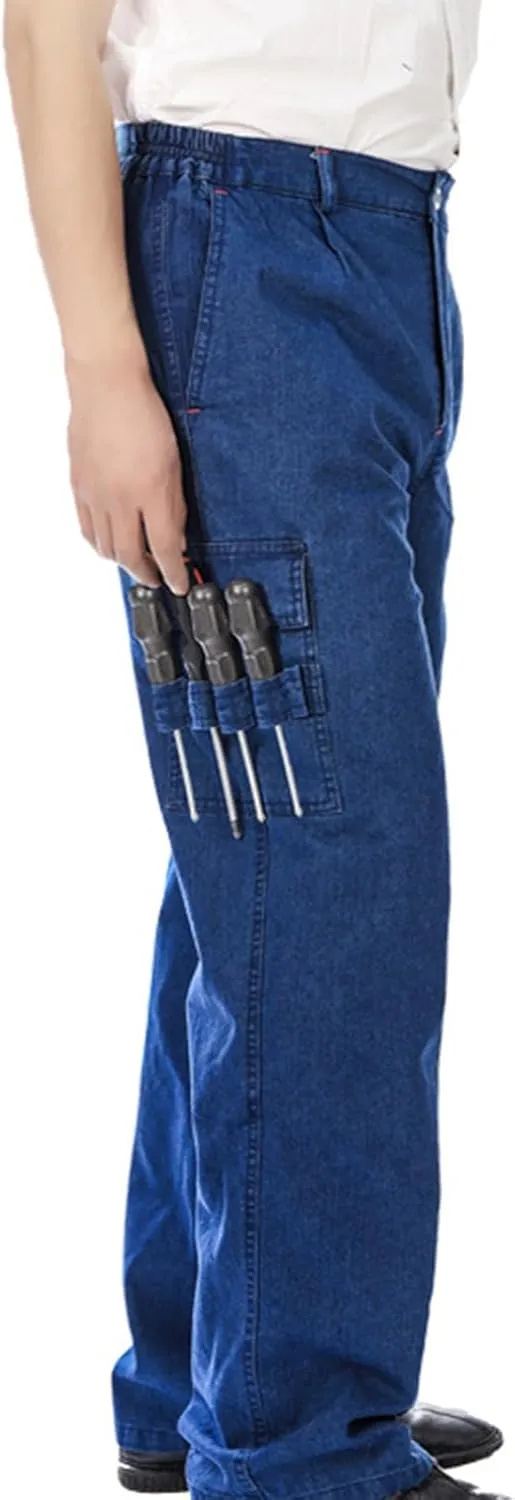 Cowboy Pants Men Ripstop Joggers Baggy Wide Leg Trousers Riding Moisture Wicking Pants Hiking Outdoor