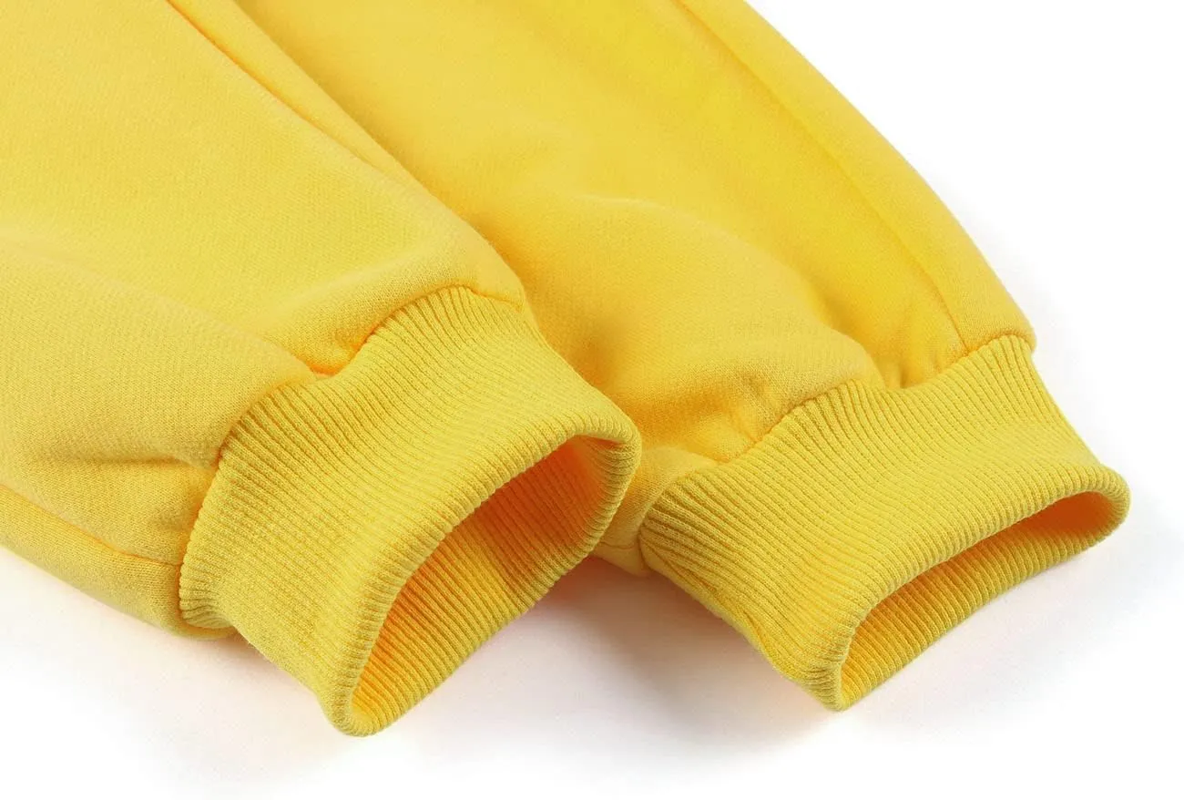DILBYKE Boys Active Pants Fleece Jogger Sweatpants with Pockets, Thick Kids Bottom Trousers