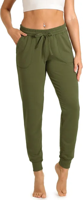 icyzone Women's Active Joggers Sweatpants - Athletic Yoga Lounge Pants with Pockets