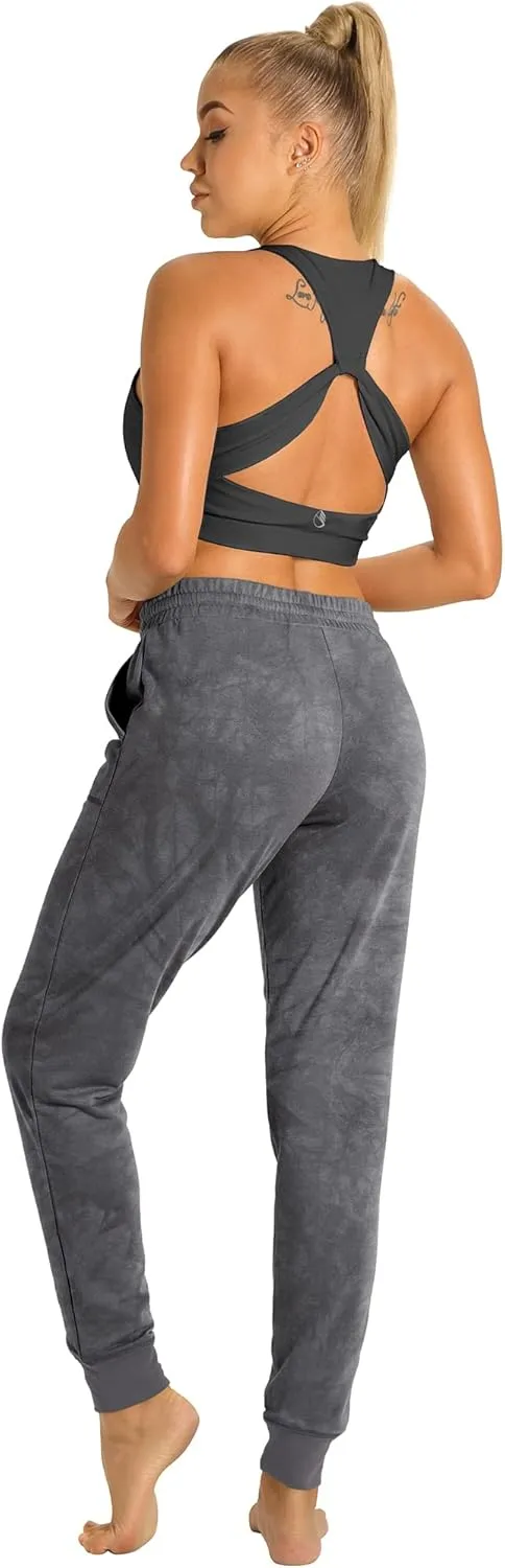 icyzone Women's Active Joggers Sweatpants - Athletic Yoga Lounge Pants with Pockets