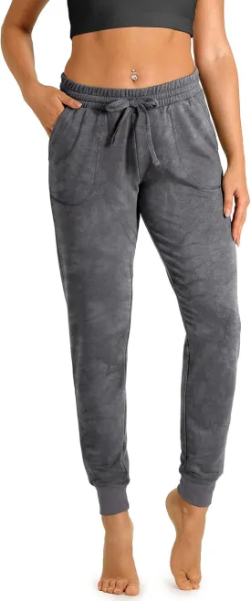 icyzone Women's Active Joggers Sweatpants - Athletic Yoga Lounge Pants with Pockets