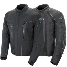 Joe Rocket 'Alter Ego 3.0' Mens Black Textile Jacket