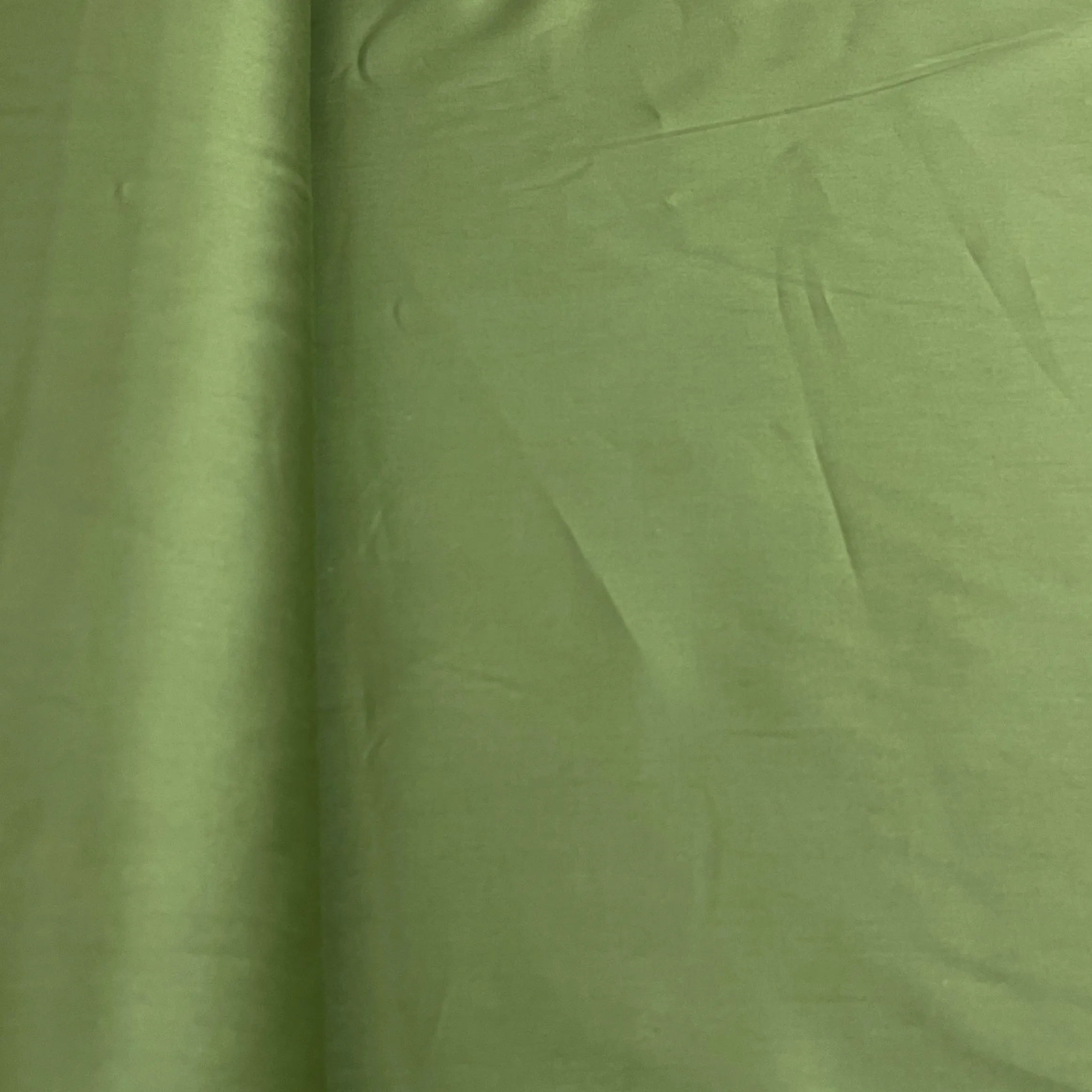Jungle Green Solid Cotton Satin