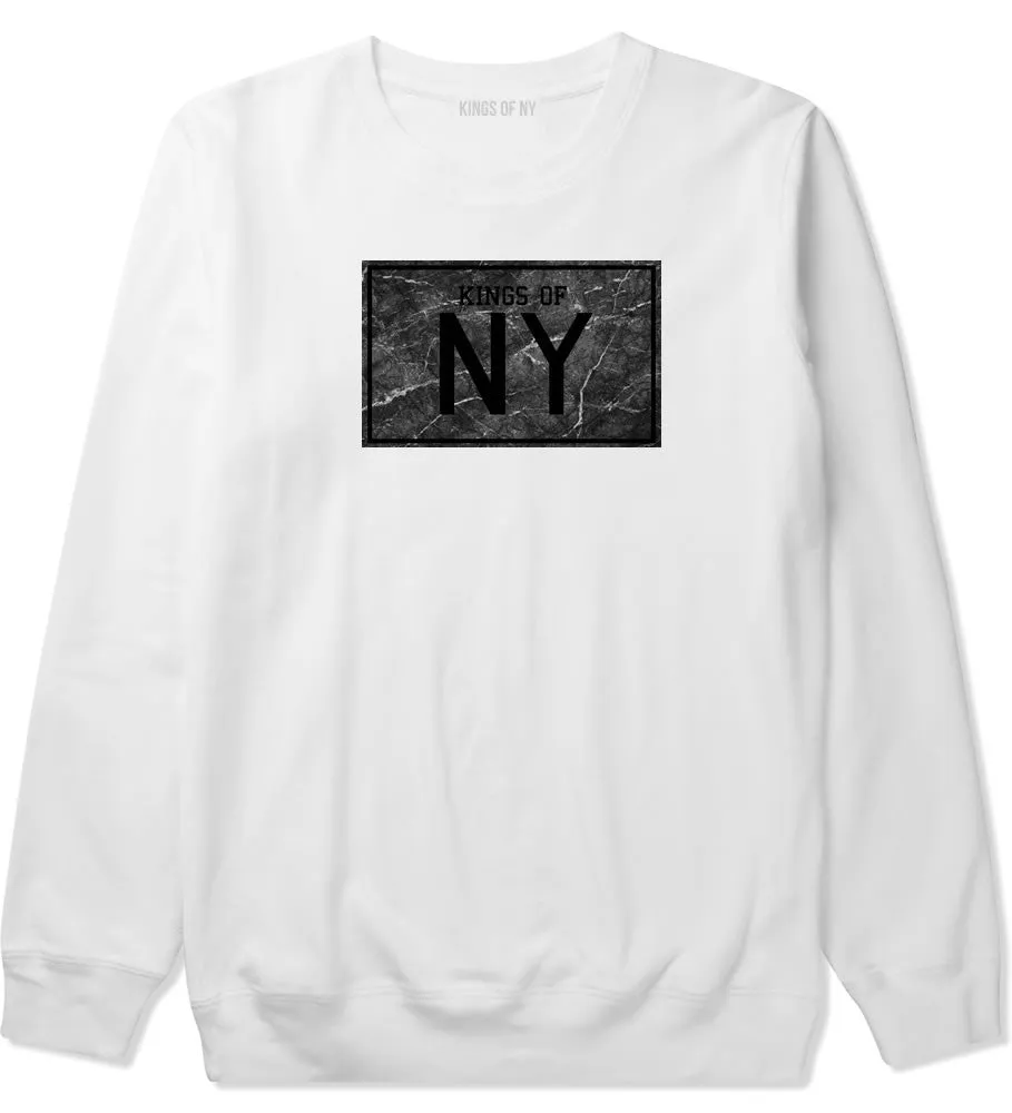 Kings Of NY Granite Print Crewneck Sweatshirt