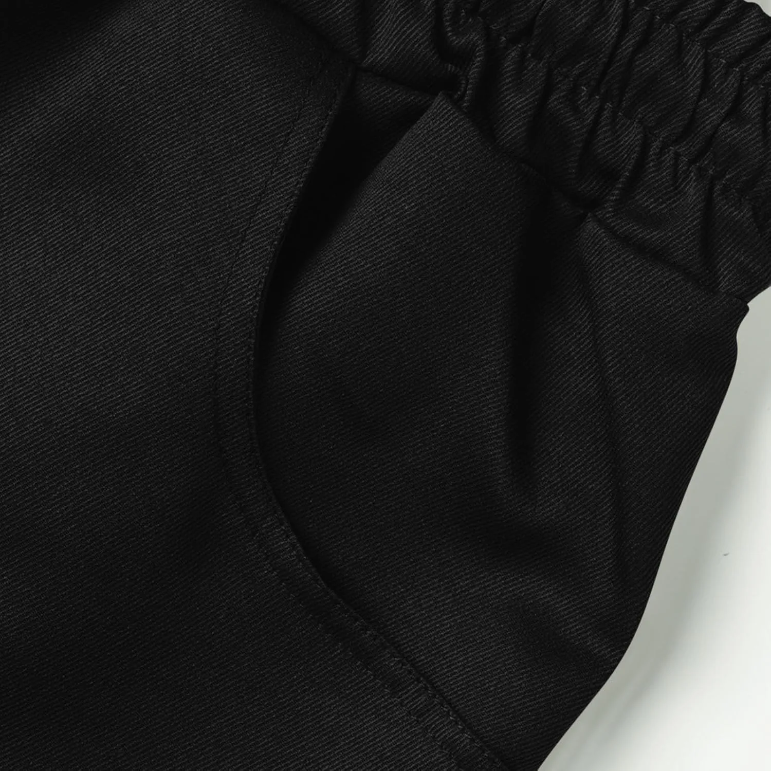 Men's Cargo Pant Elastic Drawstring Waist Straight Leg Pants with Pockets Casual Water Resistant Tapered Trousers
