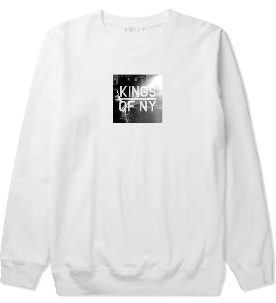 NYC Fire Hydrant Pump Summer Mens Crewneck Sweatshirt