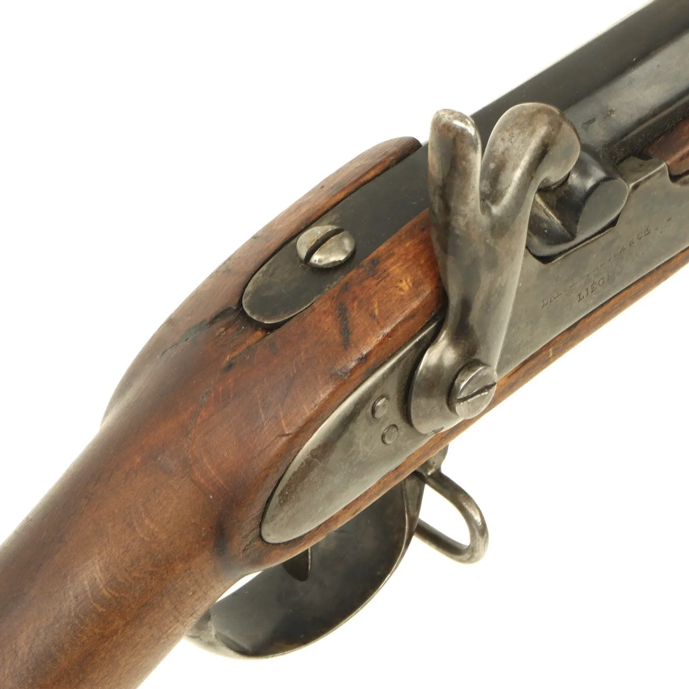 Original U.S. Civil War Era Belgian Export Percussion Short Rifle made by Dresse Laloux & Cie with Liège Proofs