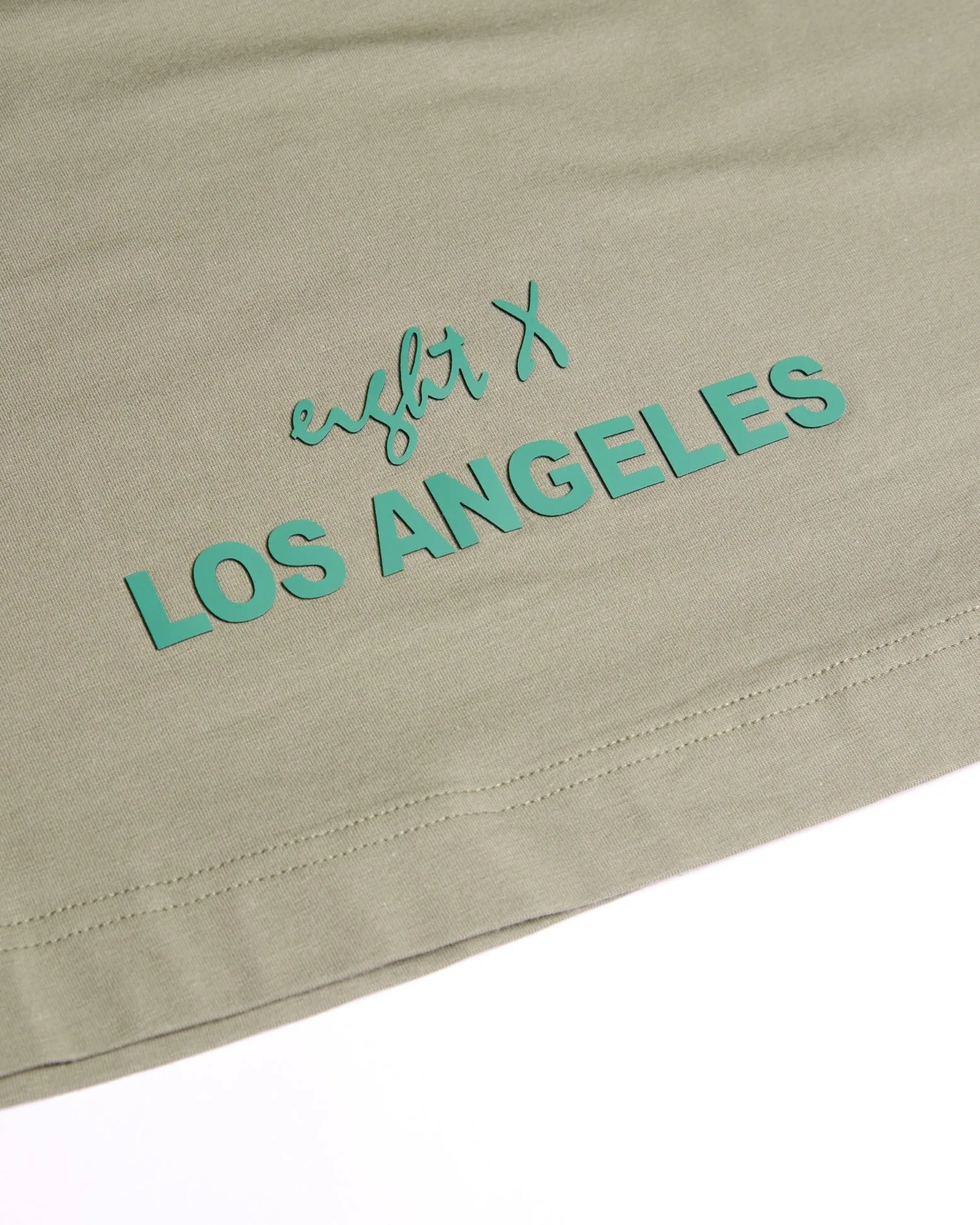 Oversized Crew Neck T-Shirt V2 - Sage Green