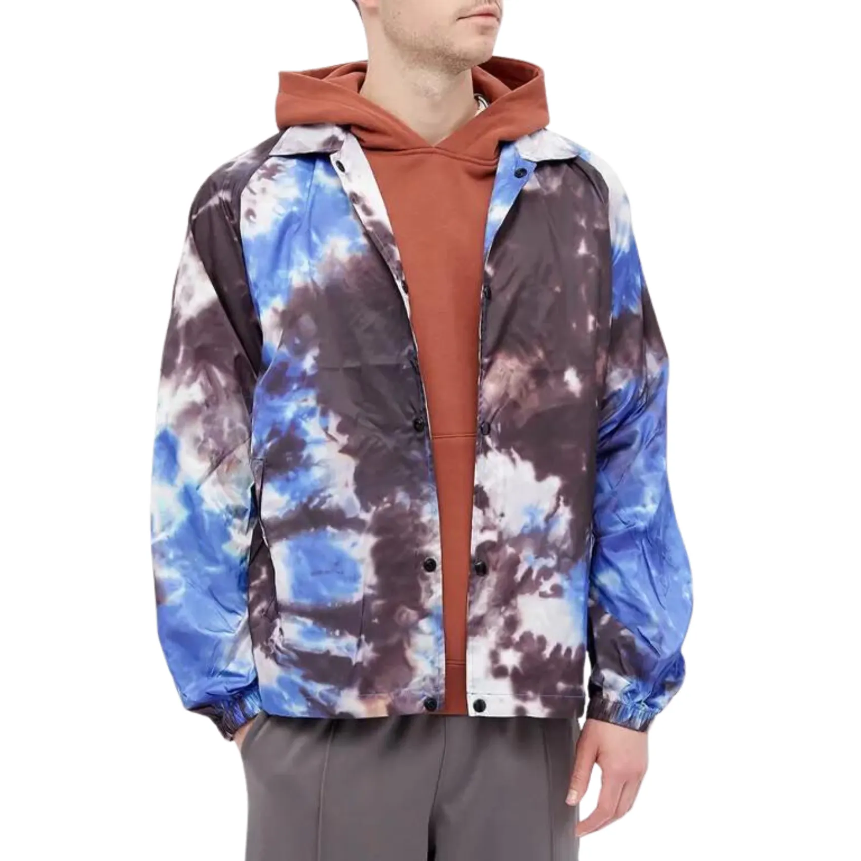 Soulland John Coach Jacket - Tie Dye