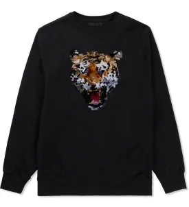Tiger Cat Artwork Crewneck Sweatshirt