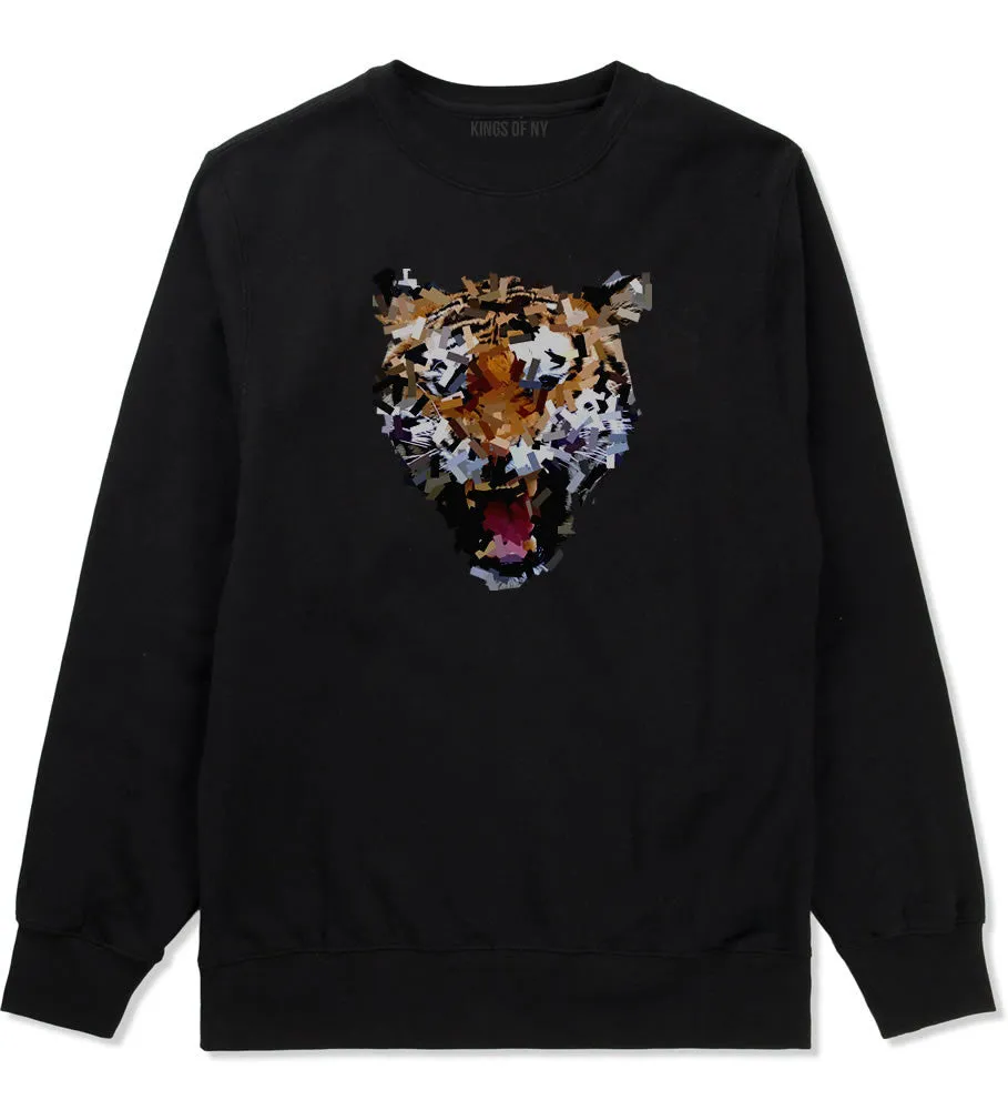 Tiger Cat Artwork Crewneck Sweatshirt