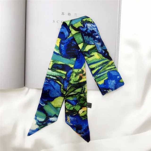 Van Gogh Ribbon scarves